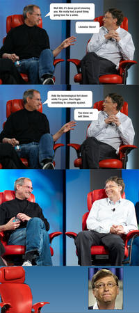 Steve Jobs/Bill Gates Comic