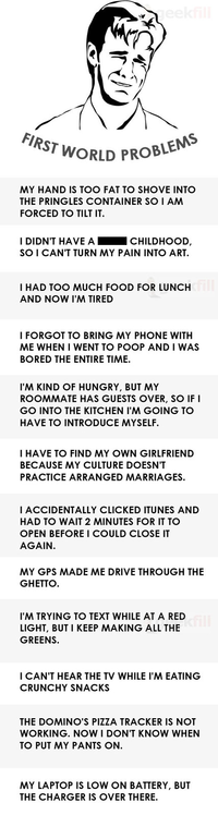 First World Problems