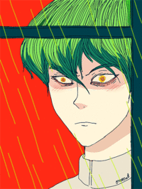 Season 0 Kaiba Staring At the Rain Through a Window