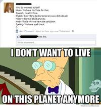 I Don't Want to Live on This Planet Anymore