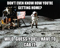 Unimpressed Astronaut
