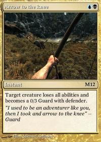 I Took an Arrow in the Knee