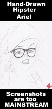 Hipster Mermaid / Hipster Ariel
