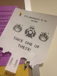 It's Dangerous to Go Alone! Take This