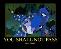 You Shall Not Pass!!!