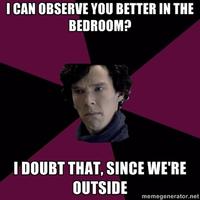 Sexually Oblivious Sherlock