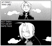 Rape face