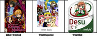 What I Watched / What I Expected / What I Got