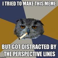 Art Student Owl
