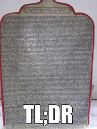 tl;dr