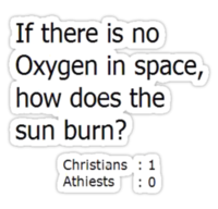 Checkmate, Atheists