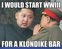 Hungry Kim Jong-un