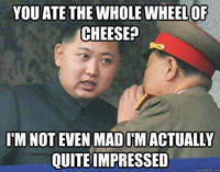 Hungry Kim Jong-un