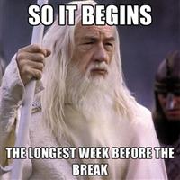 So it begins/Foreboding Gandalf