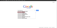 Google Search Box Suggestions 