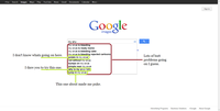 Google Search Box Suggestions 