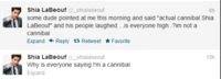 Actual Cannibal Shia LaBeouf