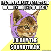 Hipster Kitty