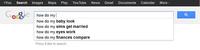 Google Search Box Suggestions 