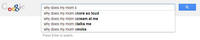 Google Search Box Suggestions 