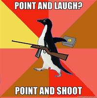 Socially Fed Up Penguin