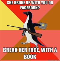 Socially Fed Up Penguin