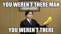 Satoru Iwata Holding Bananas