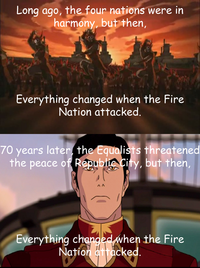 Everything Changed When The Fire Nation Attacked