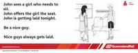 Queensland Rail Etiquette Posters