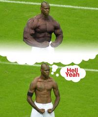 Mario Balotelli's Goal Celebration