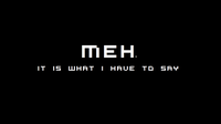 Meh.