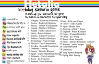 Birthday Scenario Game