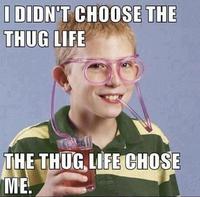 I Didn't Choose The Thug Life, The Thug Life Chose Me
