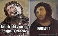 Botched Ecce Homo Painting