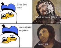 Botched Ecce Homo Painting