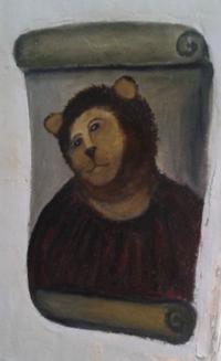 Botched Ecce Homo Painting