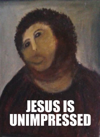 Botched Ecce Homo Painting