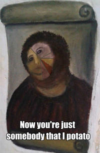 Botched Ecce Homo Painting