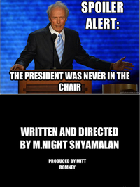 Clint Eastwood's Empty Chair Speech / Eastwooding / Invisible Obama