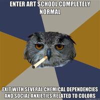 Art Student Owl