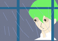 Season 0 Kaiba Staring At the Rain Through a Window