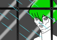 Season 0 Kaiba Staring At the Rain Through a Window