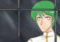 Season 0 Kaiba Staring At the Rain Through a Window
