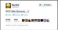 Fired Big Bird / Mitt Romney Hates Big Bird