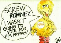 Fired Big Bird / Mitt Romney Hates Big Bird