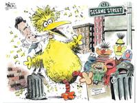 Fired Big Bird / Mitt Romney Hates Big Bird