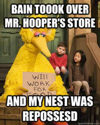 Fired Big Bird / Mitt Romney Hates Big Bird