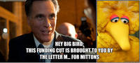 Fired Big Bird / Mitt Romney Hates Big Bird