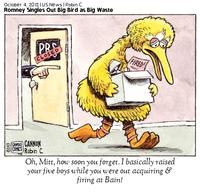 Fired Big Bird / Mitt Romney Hates Big Bird