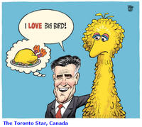 Fired Big Bird / Mitt Romney Hates Big Bird